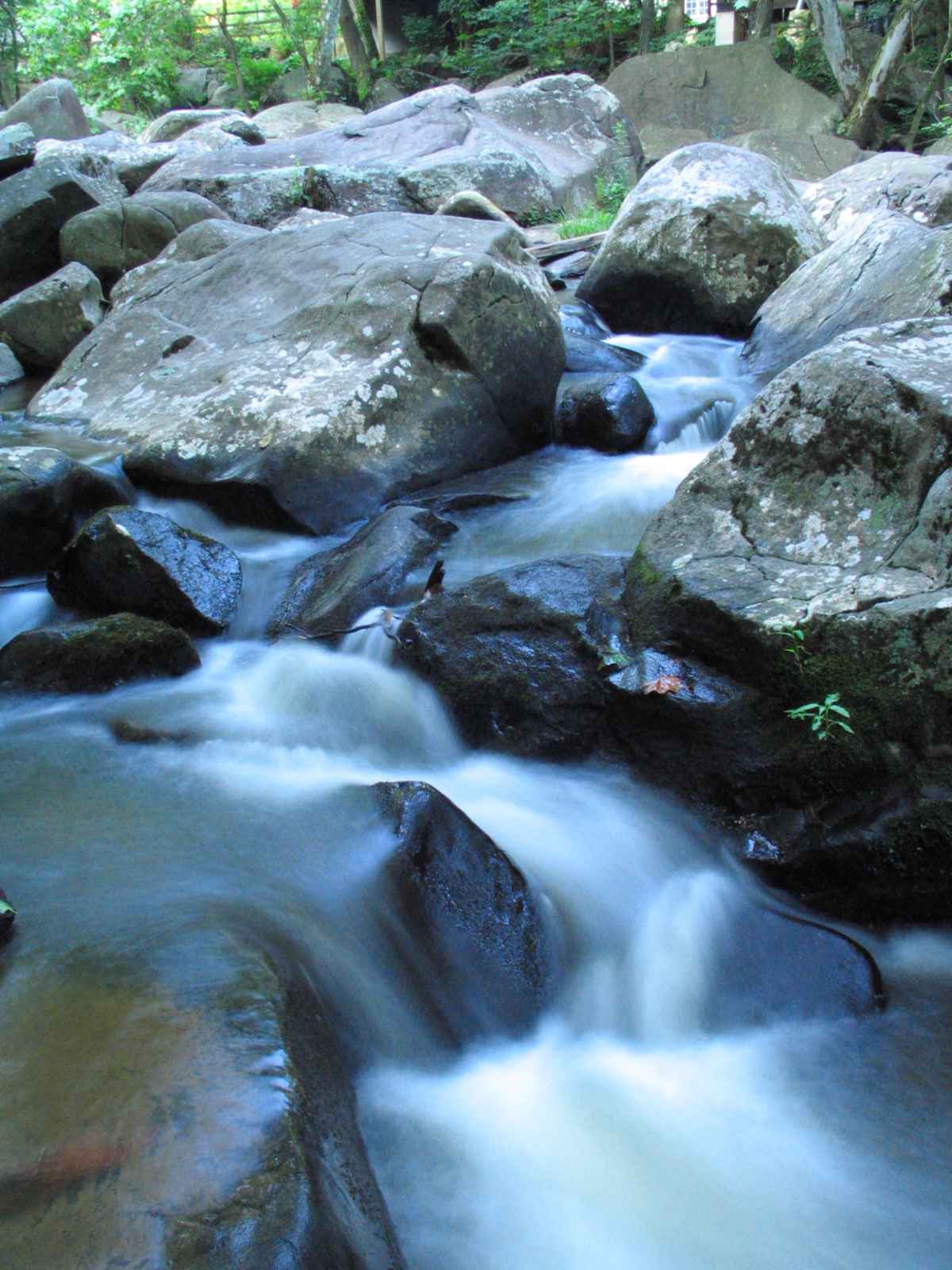 Flowing water at Saint Peter's Village
        Image © Frederick Monsimer